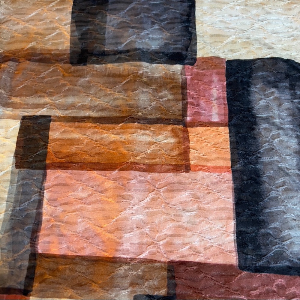 Alfred Dunner Multicolor Patchwork Textured Top M… - image 5